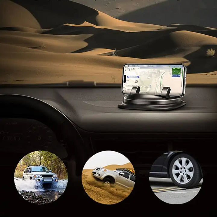 BowLift | 360° Rotating Car Phone Mounts | Phone Holders Adjustable Dashboard & Air Vent Mount for Smartphones, Ideal for Safe Driving and Navigation