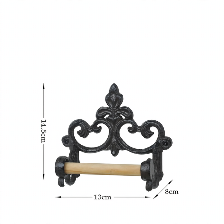 Cast Iron Towel Holder in Vintage Style