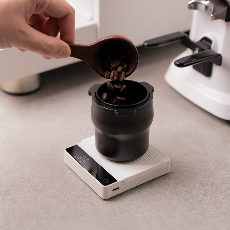 Electronic espresso scale with timer