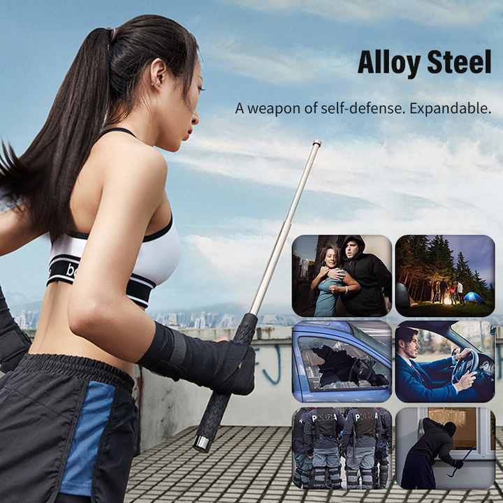 Automatically extendable steel striking stick | Bowlift