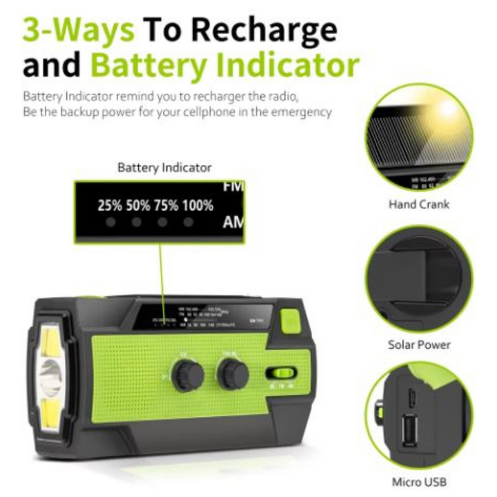 Multifunctional solar-powered radio | Bowlift