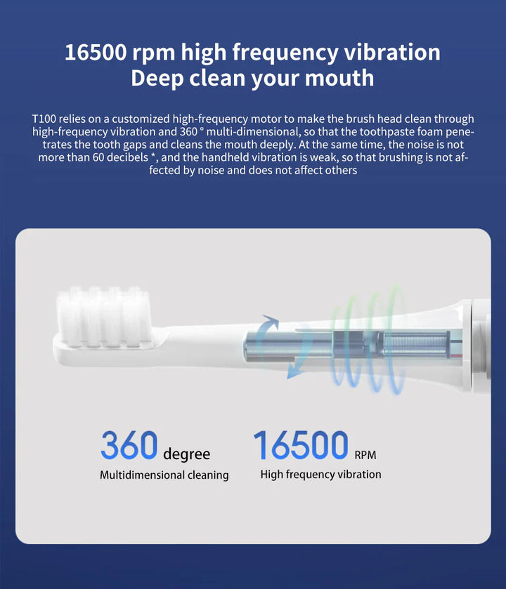 BowLift | Electric Sonic Toothbrush – Waterproof and USB rechargeable