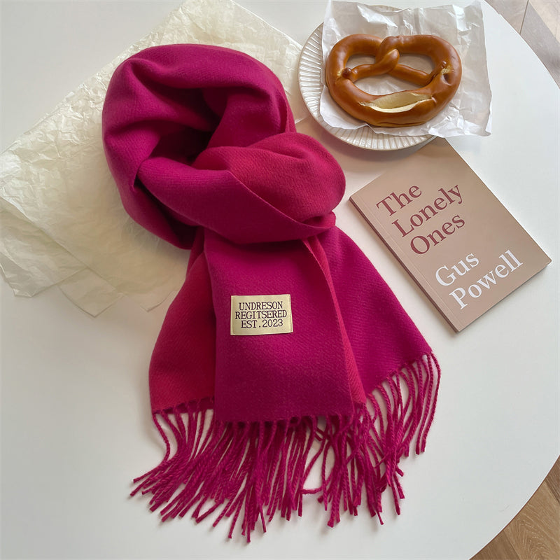 LuxeTwist Scarf - Elegant Reversible Pashmina Bowlift