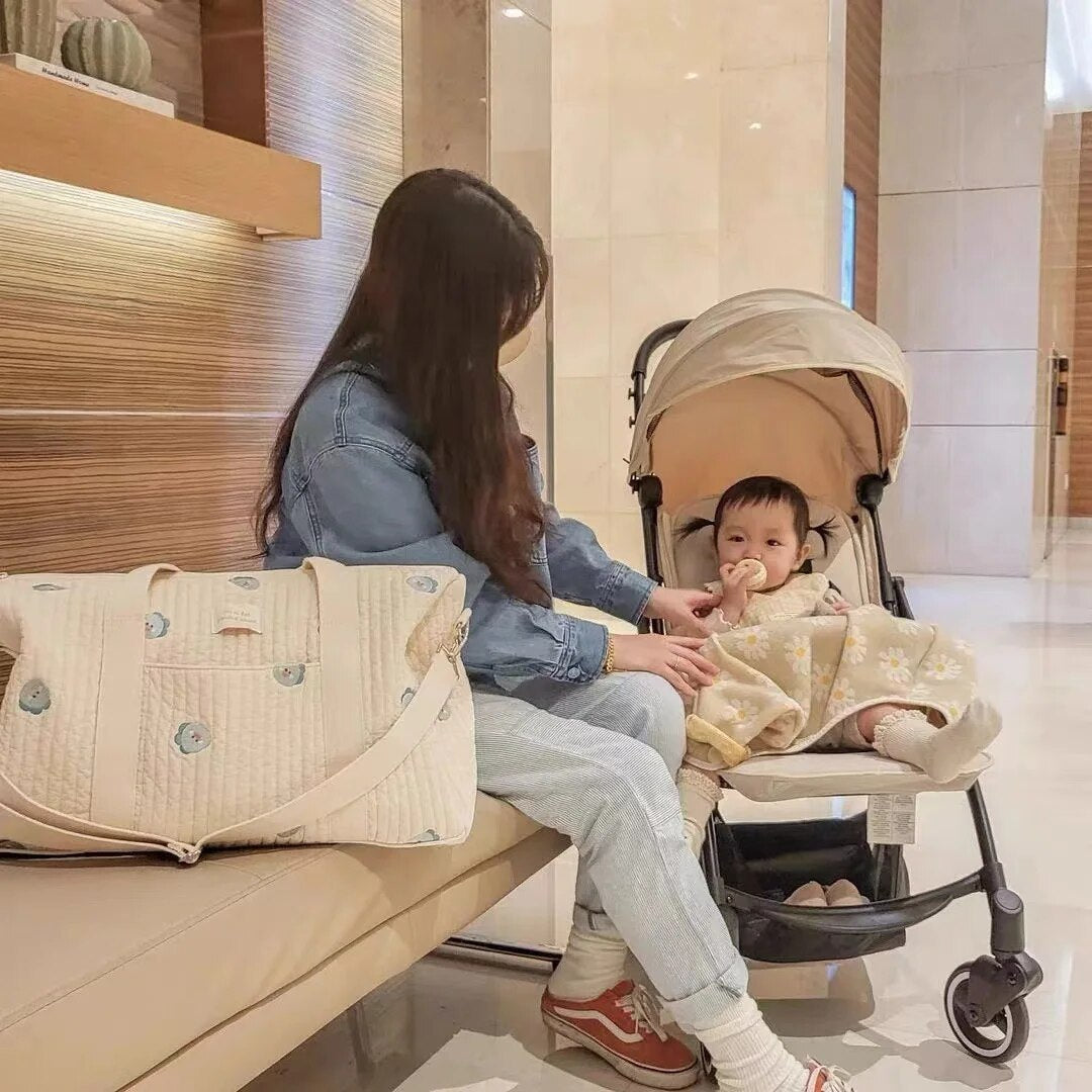 Careline Luxury Maternity Bag with Spacious Main Compartment and Soft Finish | Bowlift