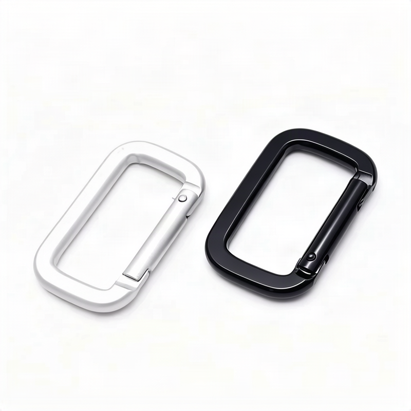 Safety carabiner made of carbon steel