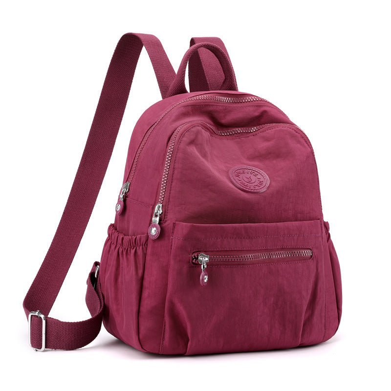 Women's backpack, nylon, large capacity