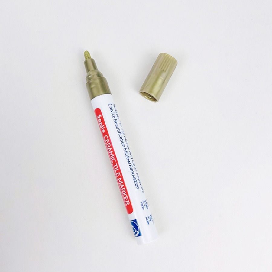 Grout pen for ceramic tiles in various colors