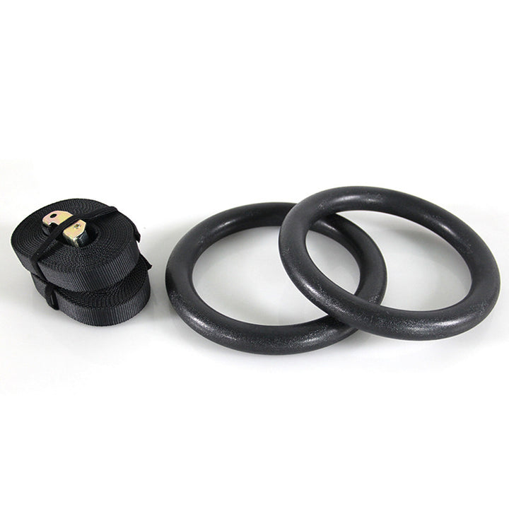 Wood Gymnastics Rings with Strap