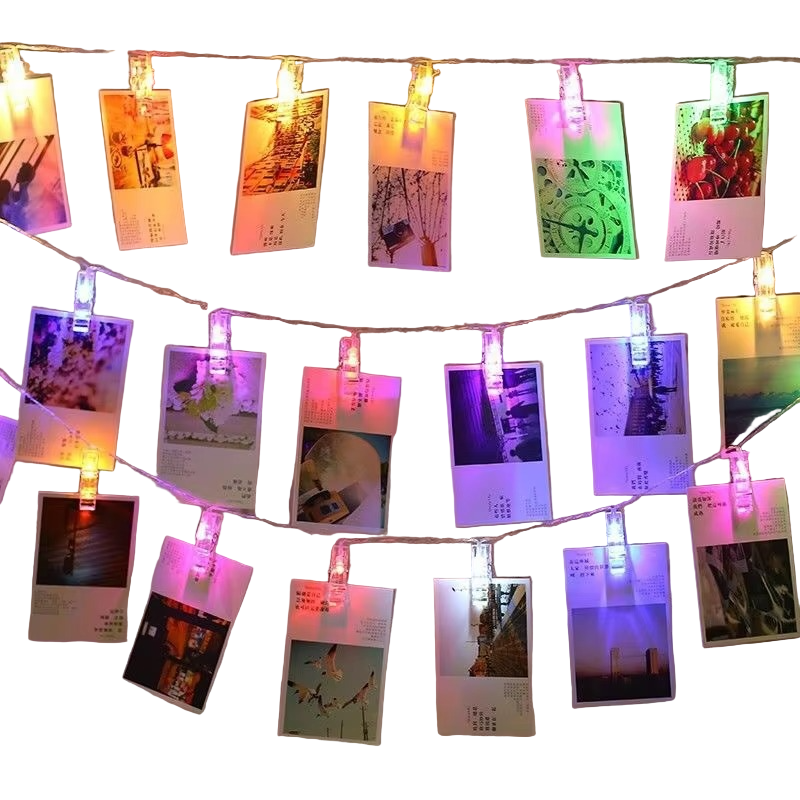 BowLift | LED Photo Clip String Light Warm Memories Design