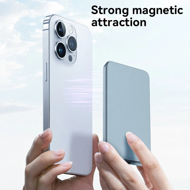 BowLift | 10000mAh Thin Magnetic Wireless Power Bank Portable Magsafe Charger