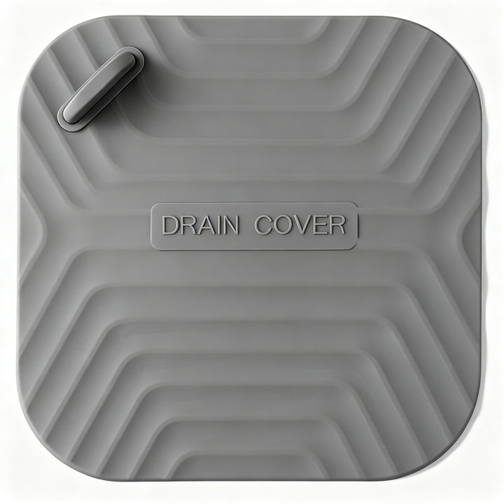 Silicone floor drain seal, odor-reducing