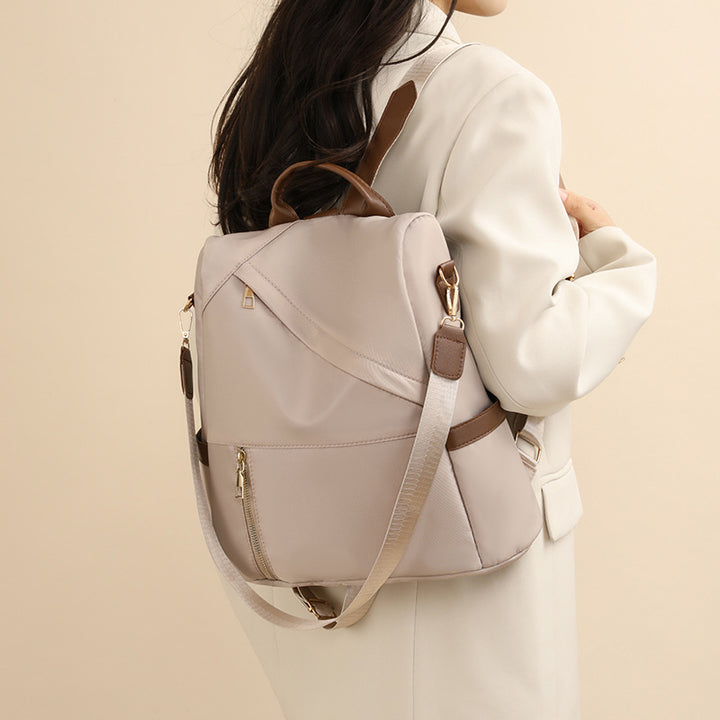 Backpack, Nylon, waterproof, solid color