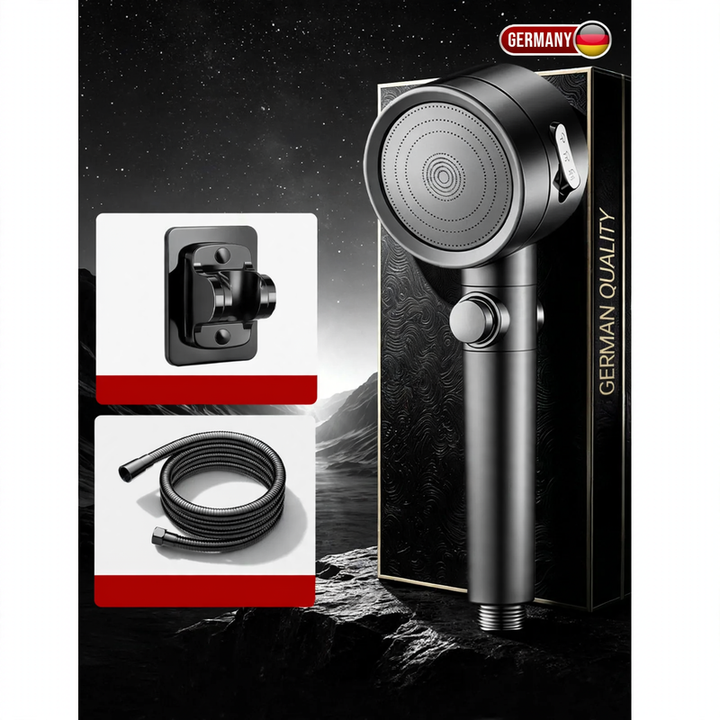 High-pressure shower head with turbo function