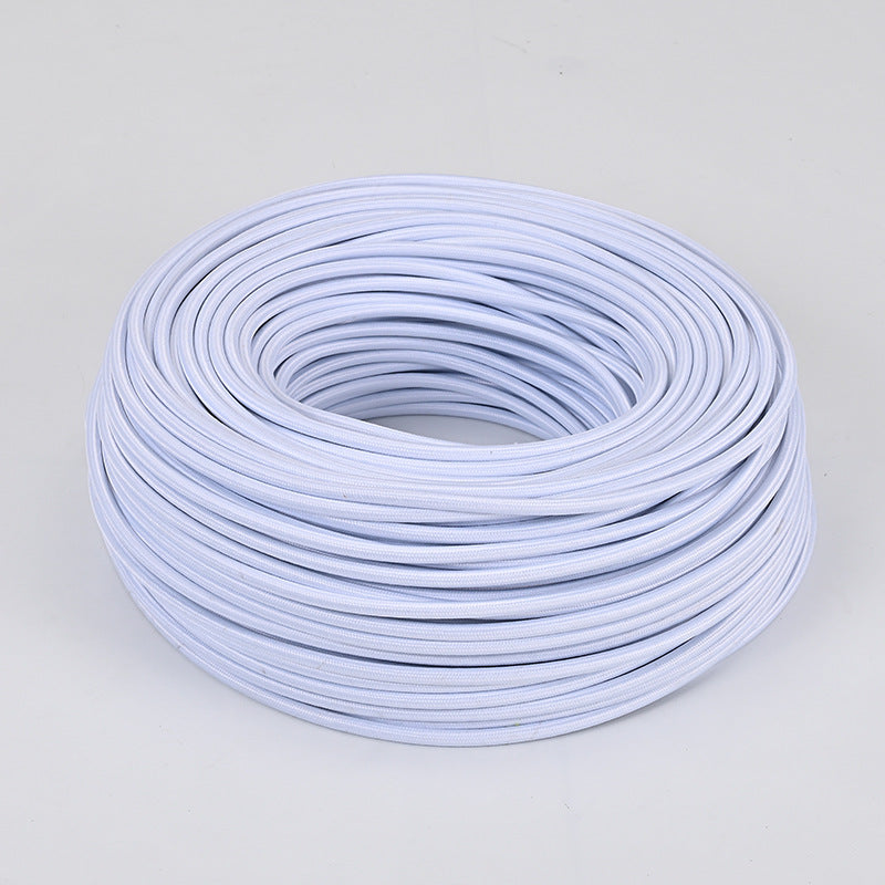 Textile-encased power cable 2×0.75 mm²