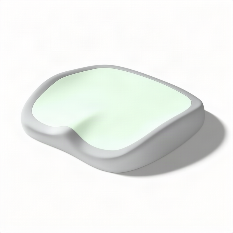 Heated seat cushion made of high-quality loden cream