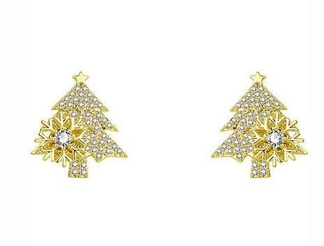 Rotating Christmas Tree Earrings | Bowlift
