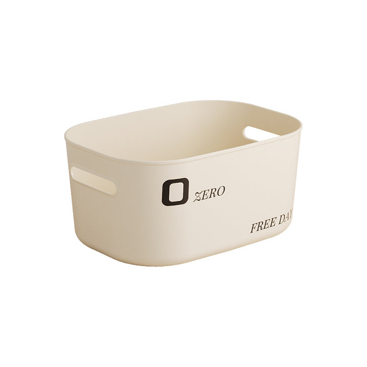 Plastic storage box with lid, medium size