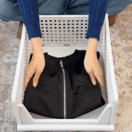 Stackable Wardrobe Storage Organizer For Cloth Storage