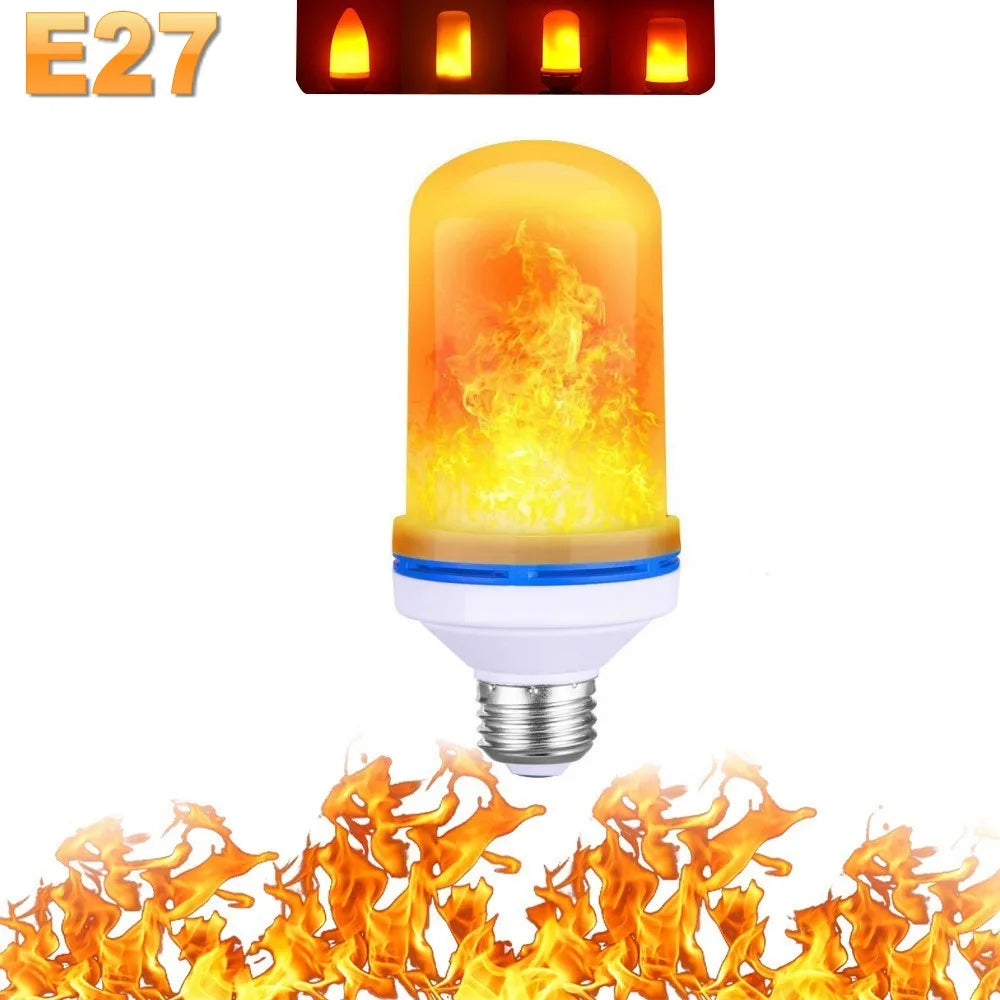 BowLift | LED FLAME LIGHT PARTY LAMP - 4 MODES SIMULATION FIRE