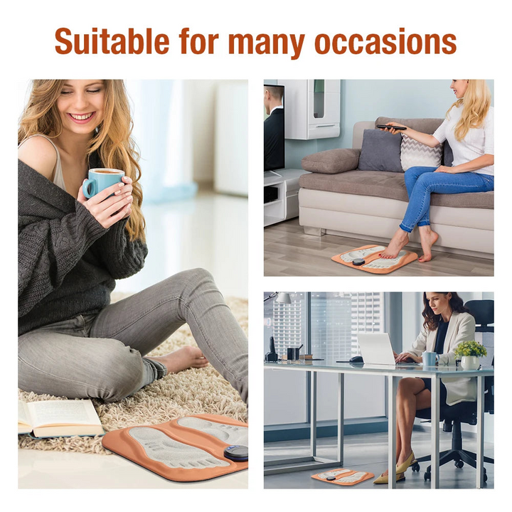 3D-Foot Massager Pad | Pain Relief for Tired Feet in Seconds – Convenient from Home | Bowlift