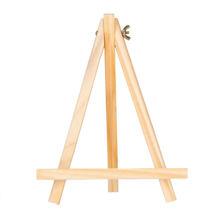 Small wooden easel made of pine