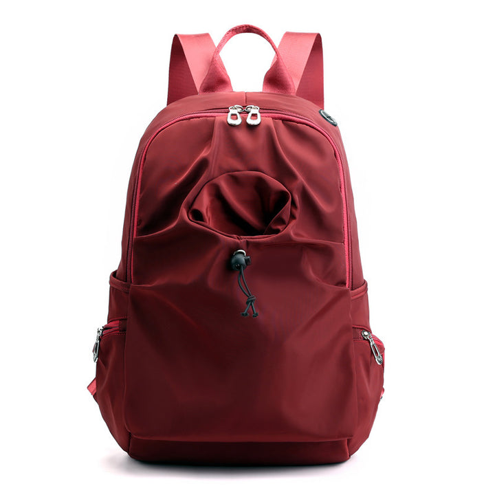 Backpack with drink compartment, nylon, back load balance