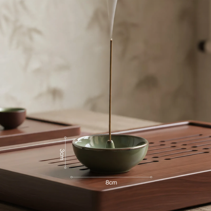 Incense Stick Holder Blossom, Ceramic, Nordic