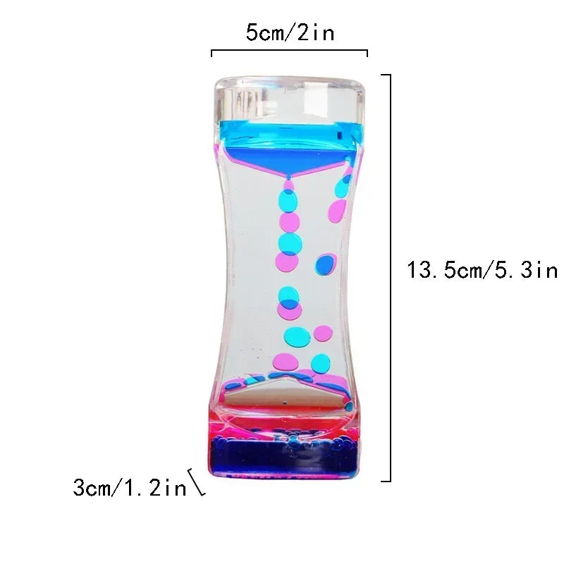 BowLift | Color Liquid Hourglass Timer – Relaxing Sensory Toy