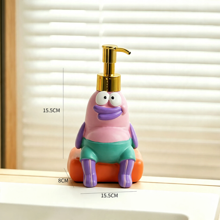 Fish soap dispenser with pump closure, 300 ml