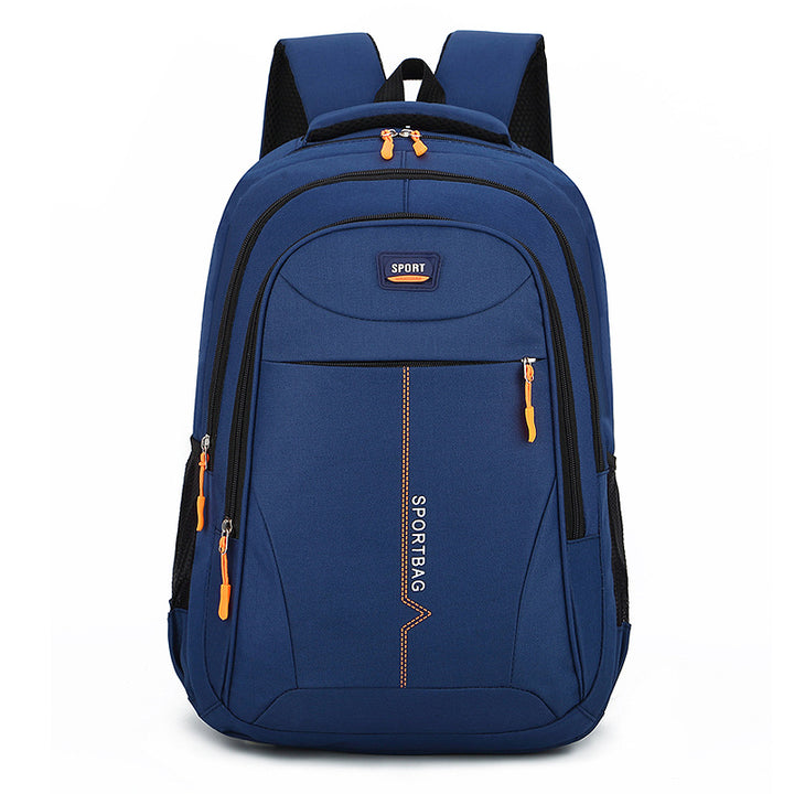 Backpack with letter print, PVC, 20–35 L, waterproof