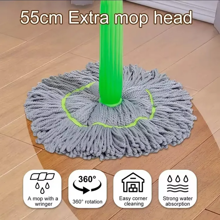 Quick-drying dual mop | No wringing. No stress. | Bowlift