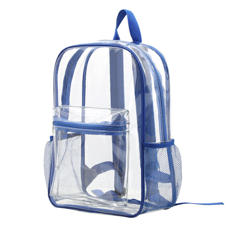 Transparent PVC backpack, waterproof