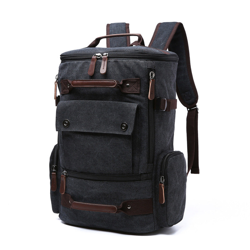 Canvas backpack, 20–35 L, for laptops up to 15 inches