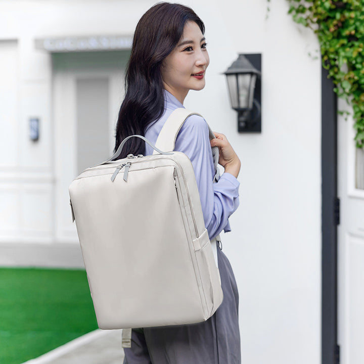 Laptop backpack, 15.6 inches, nylon, shoulder load distribution