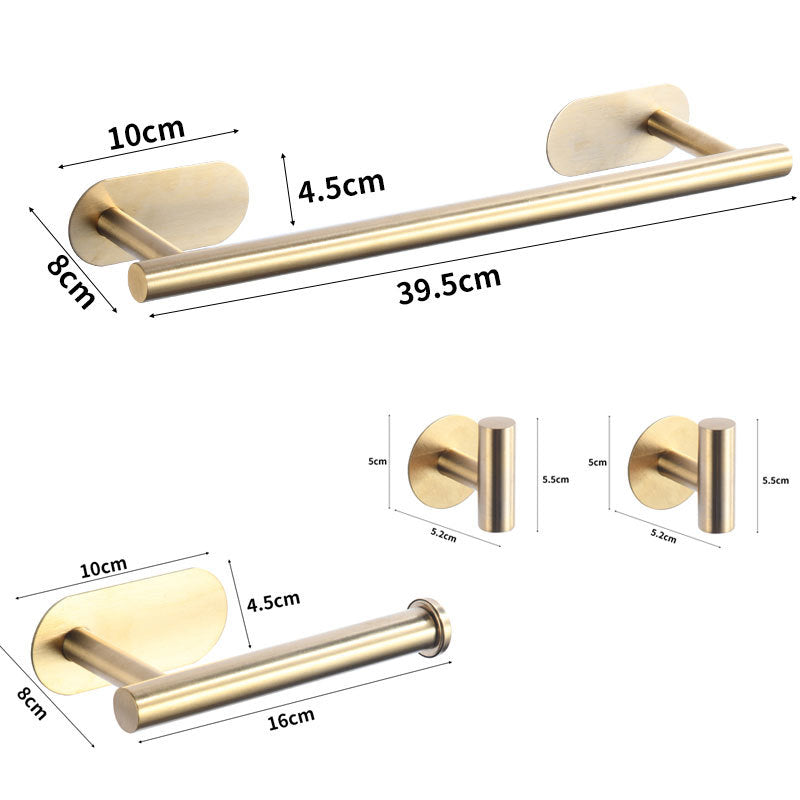 Stainless steel wall hooks, adhesive, bathroom and kitchen