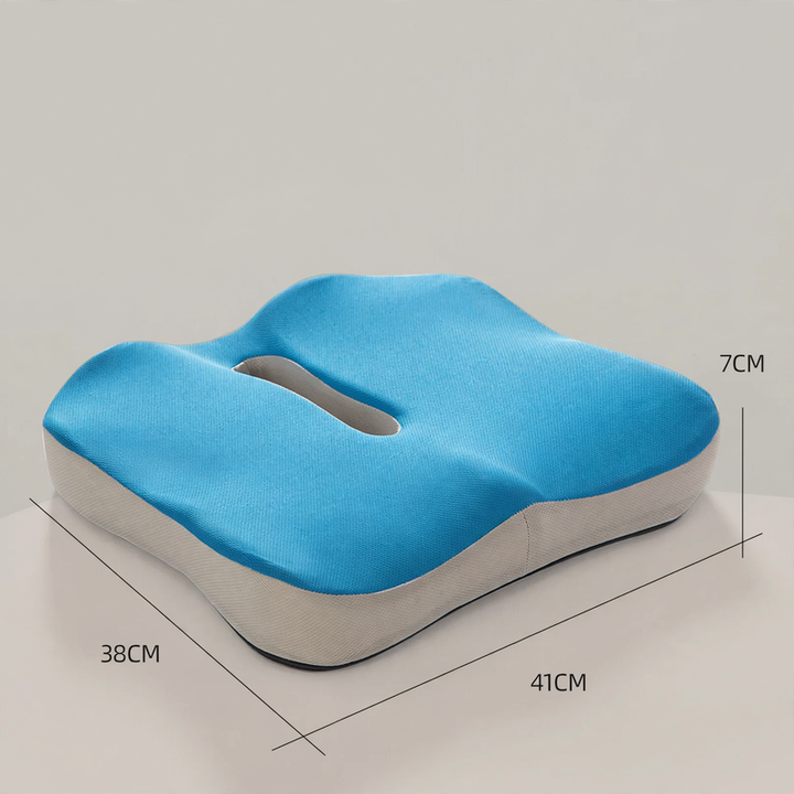 Ergonomic seat cushion with memory foam
