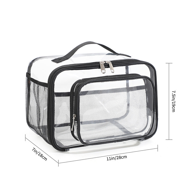 Transparent PVC backpack, waterproof