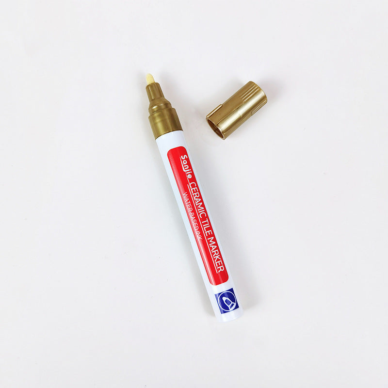 Grout pen for ceramic tiles in various colors