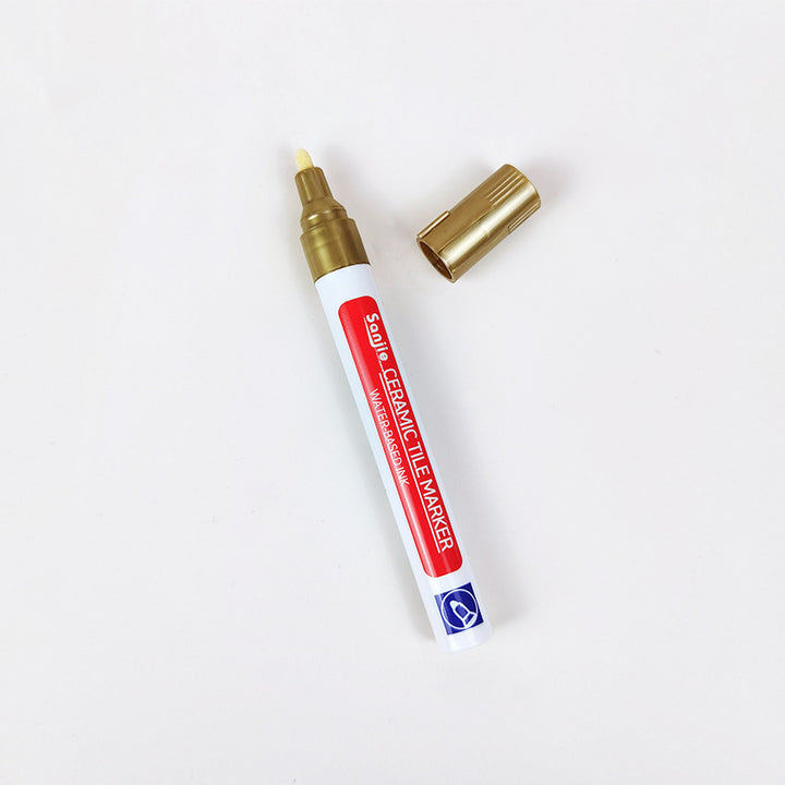 Grout pen for ceramic tiles in various colors