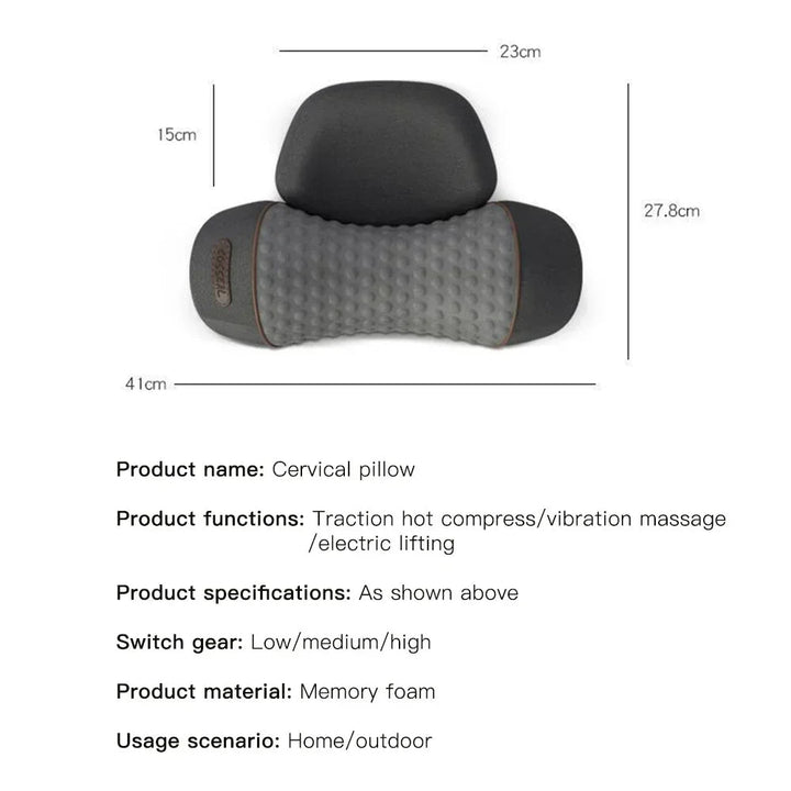 BowLift | Electric Head and Neck Massager Cervical Pillow