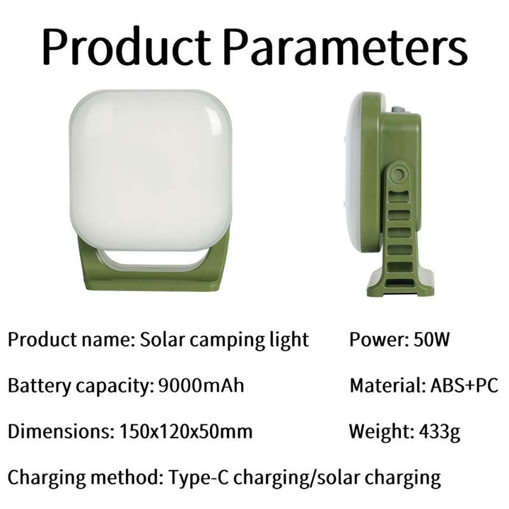 Rechargeable LED Camping Lamp with Magnets Bowlift