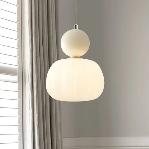 BowLift | Art Deco Pendant Lamp in Cream Shade – Style and Refinement