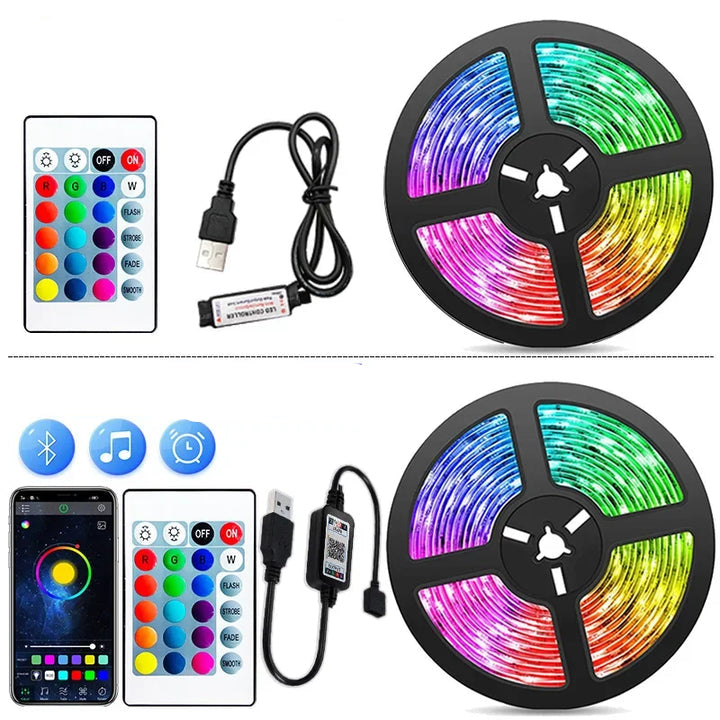 BowLift | RGB LED Strip with USB Connection - Color Changing Light for Ambient and TV Backlighting