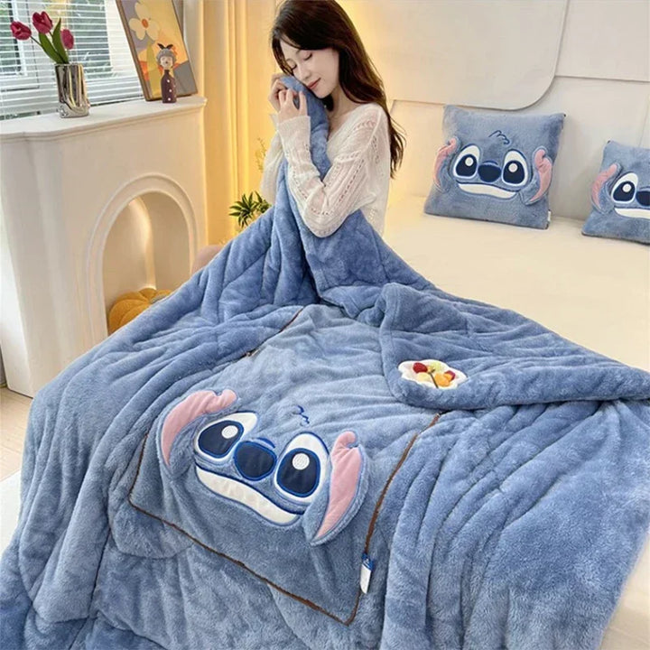 BowLift | Convertible CozyNest Blanket Pillow Combo for Home Comfort