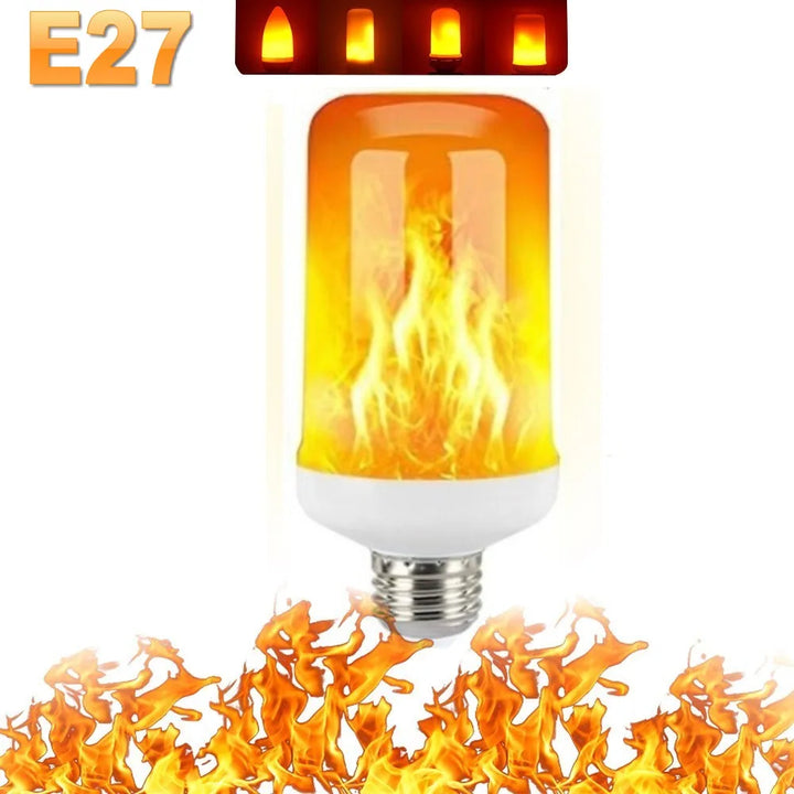 LED FLAME LIGHT PARTY LAMP - 4 MODES FIRE SIMULATION | Bowlift