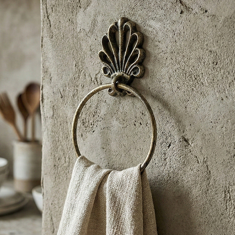 Cast Iron Towel Rack, Vintage Style