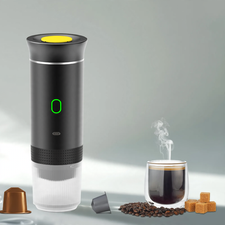 Portable espresso machine, semi-automatic