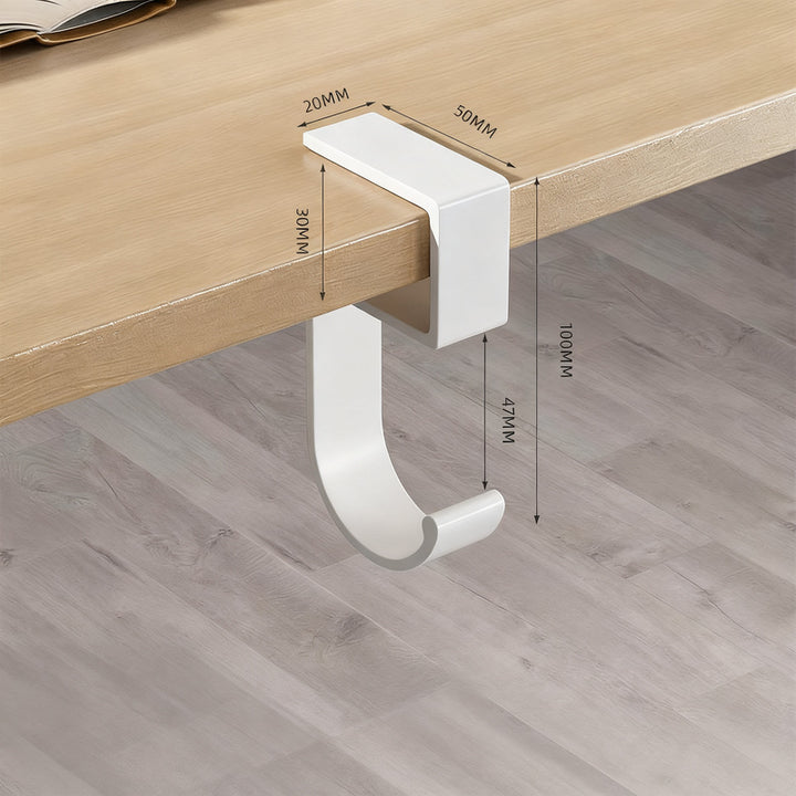 Table hooks made of space aluminum, self-adhesive