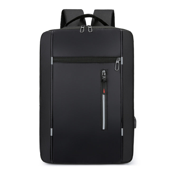 Business backpack with USB, 20–35 L, Oxford fabric