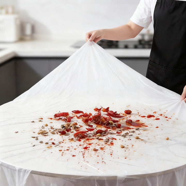 Disposable tablecloth, waterproof, reinforced